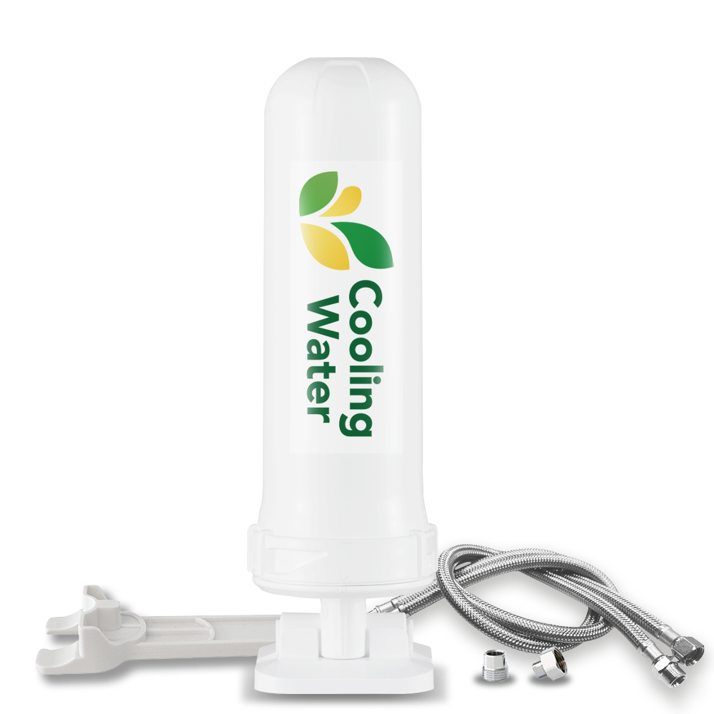 Cooling Water CW-CF Under-Sink 5 in 1 filter, No Drilling Required, Environmentally friendly filter Reduces Lead, Chlorine, Bad Taste & Odor,Fluoride,NSF/ANSI 42 Certified